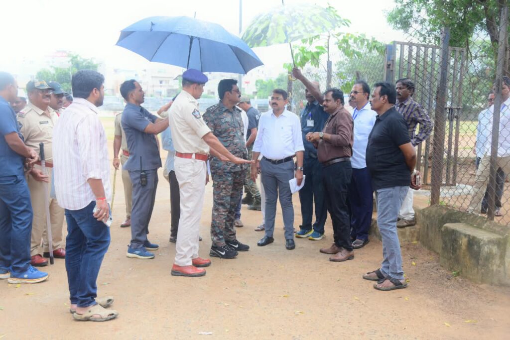 స్ట్రాంగ్  రూమ్స్, కౌంటింగు కేంద్రాల వద్ద పట్టిష్ట భద్రత